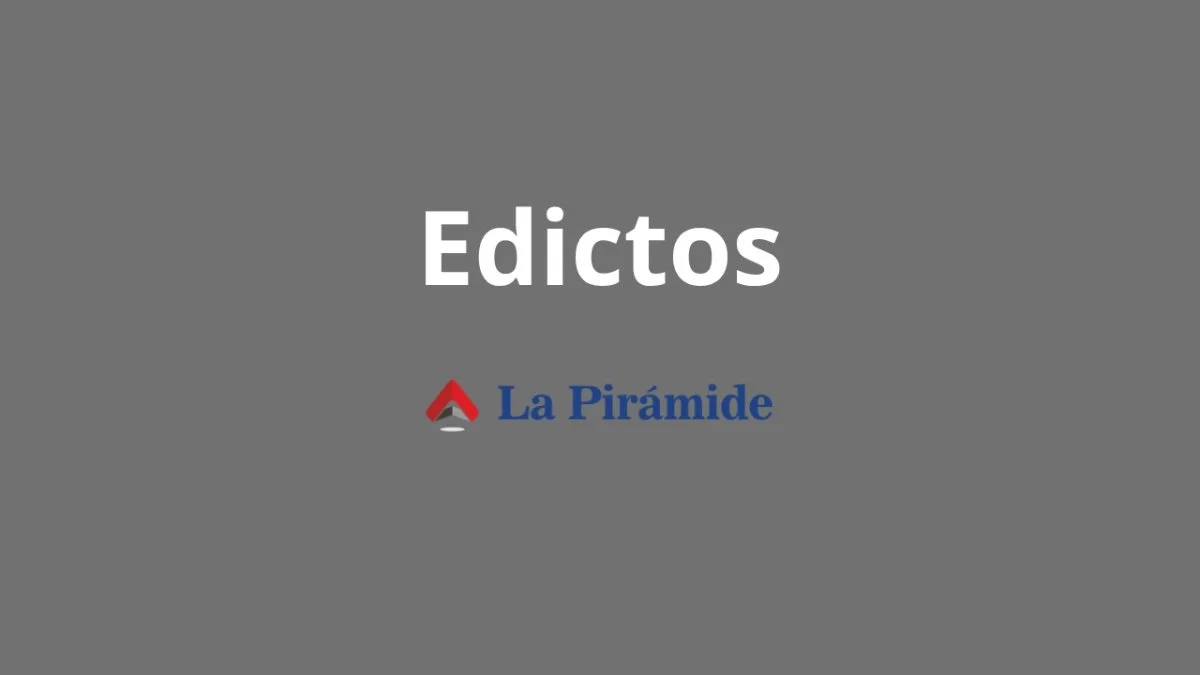 EDICTO