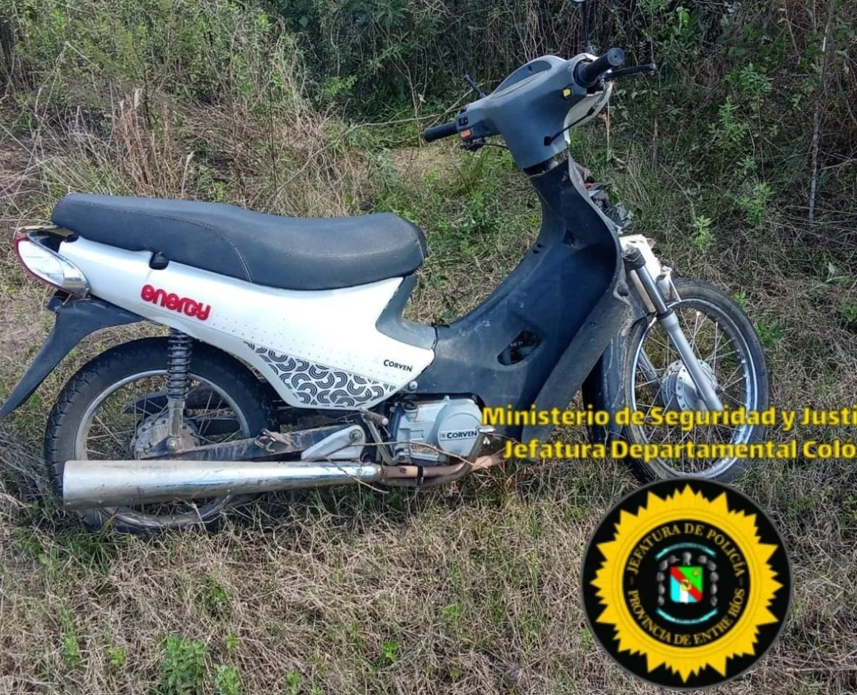 San José: recuperaron una motocicleta que había sido sustraída