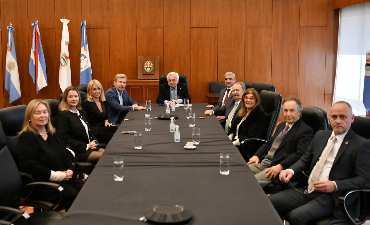 El Superior Tribunal de Justicia recibió al gobernador Rogelio Frigerio