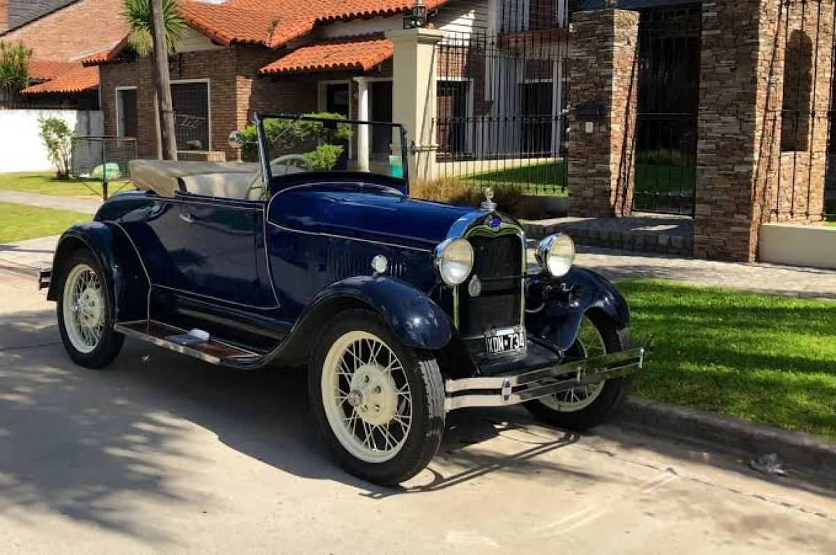 Viajaron en un Ford A de 1929 desde Colón bajo la lluvia y el barro para participar del clásico encuentro anual