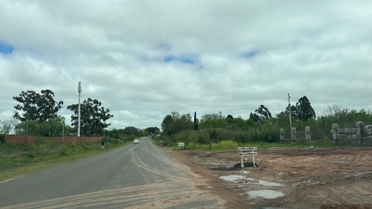 Avanzan las obras de nueva iluminación en el sector de tránsito pesado